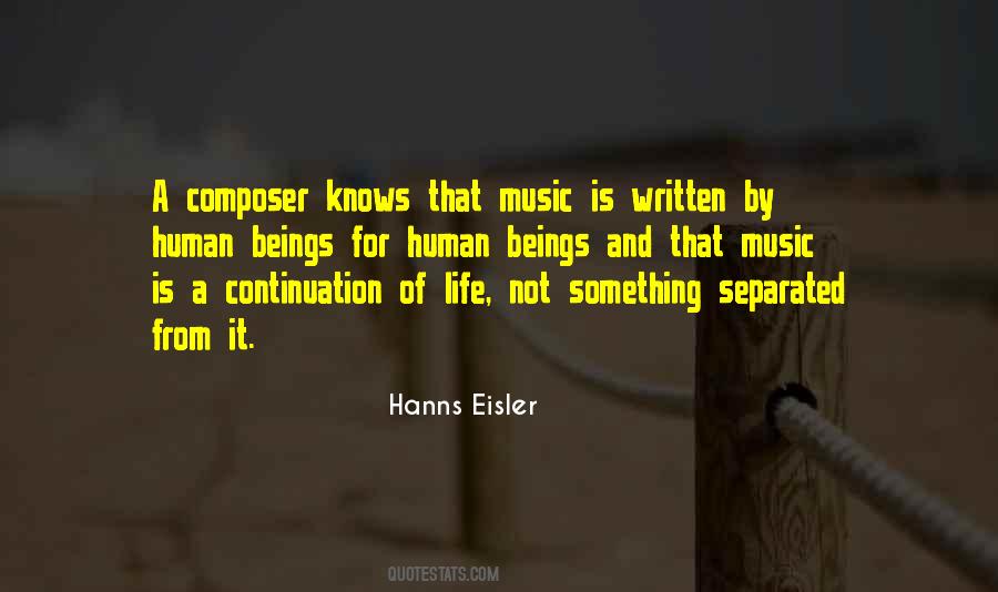 Eisler Quotes #804598