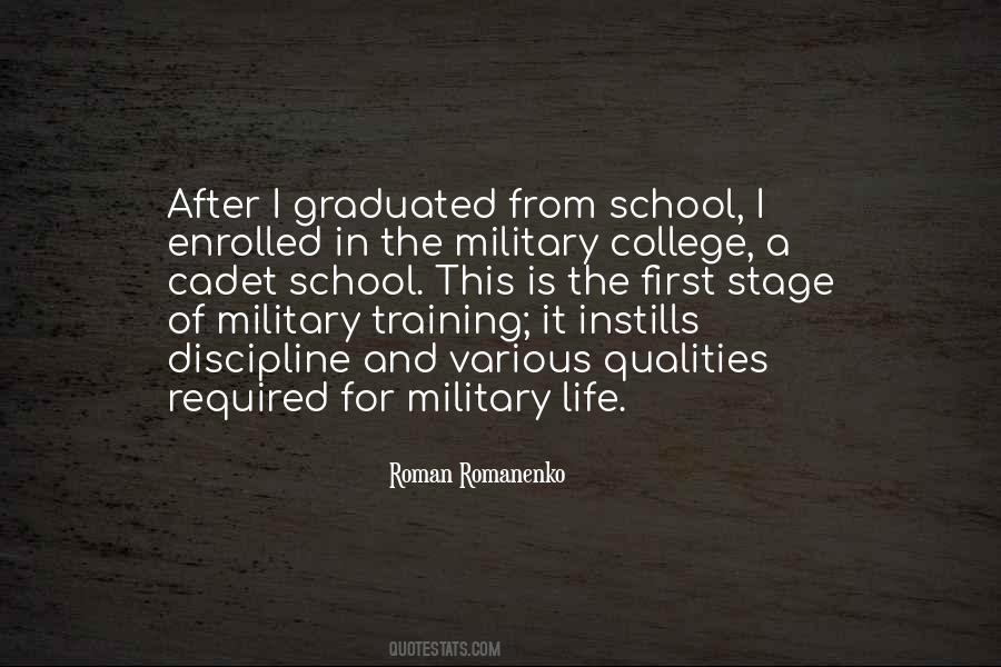 Quotes About Military Training #1474394