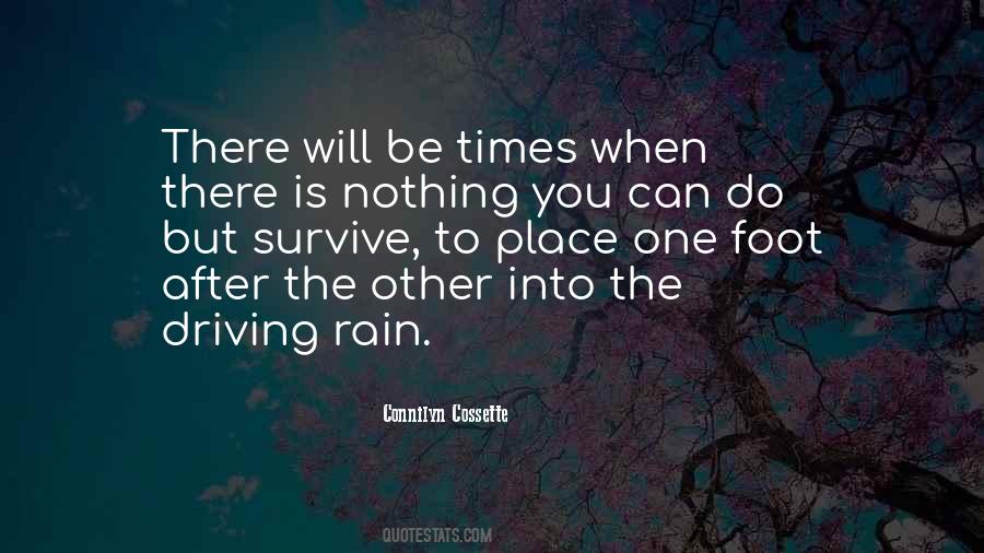 Quotes About Driving In The Rain #1137814