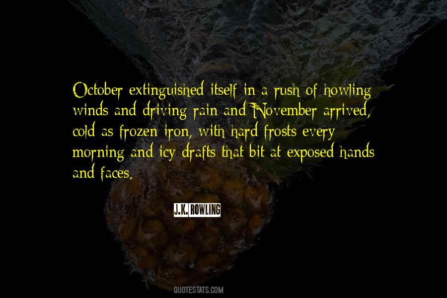 Quotes About Driving In The Rain #1723507