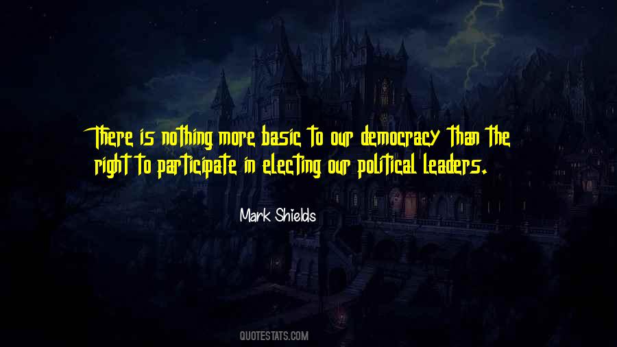 Electing Quotes #1212526