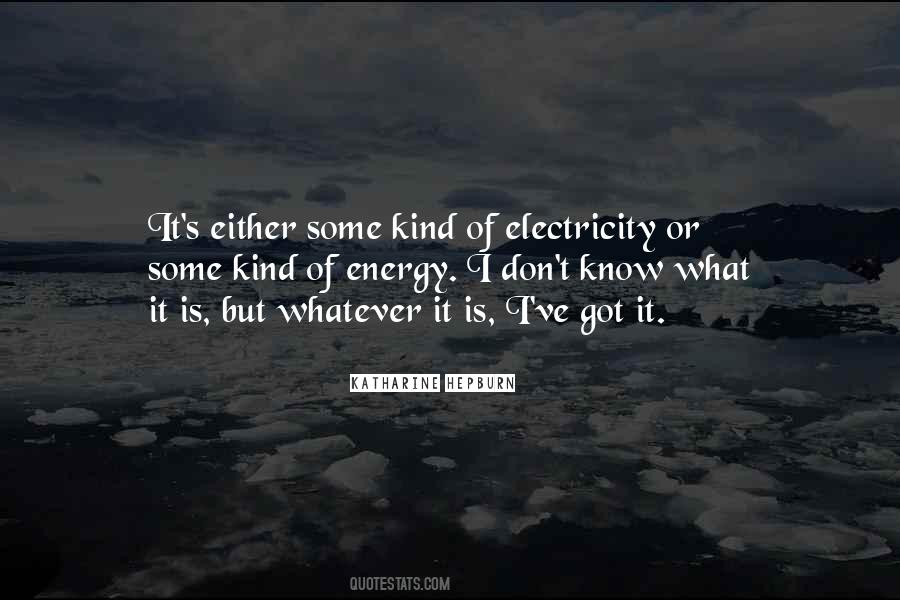 Electricity's Quotes #394309