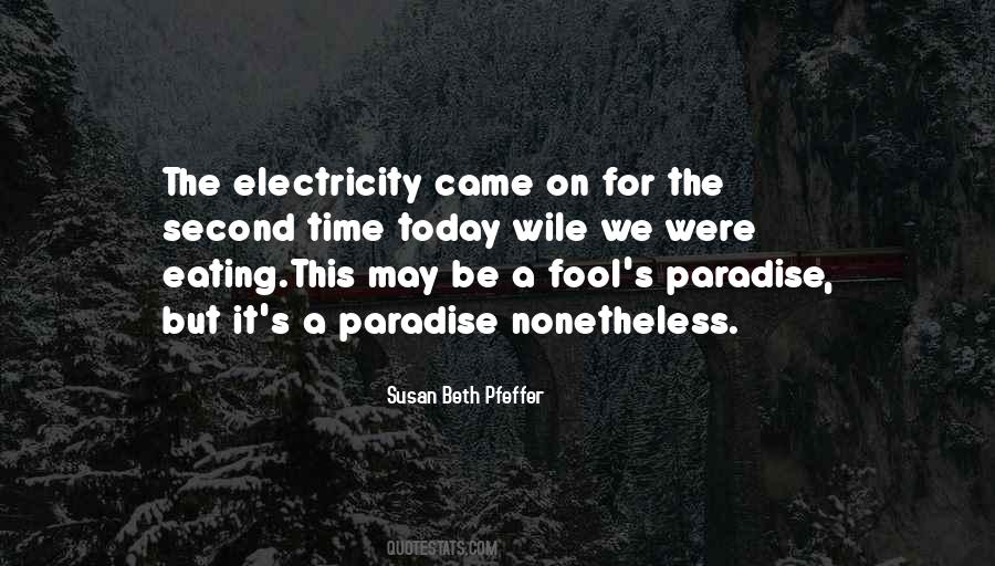 Electricity's Quotes #773875