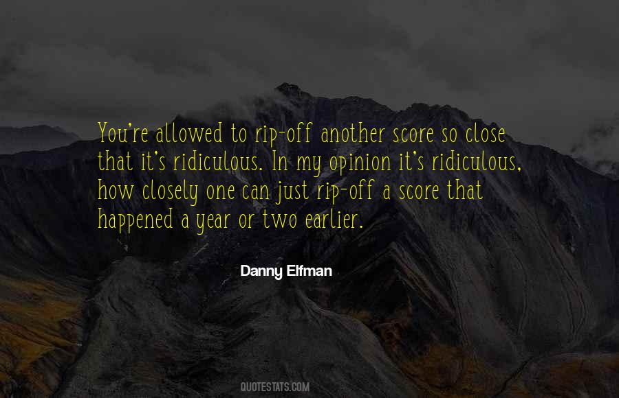 Elfman's Quotes #1254749