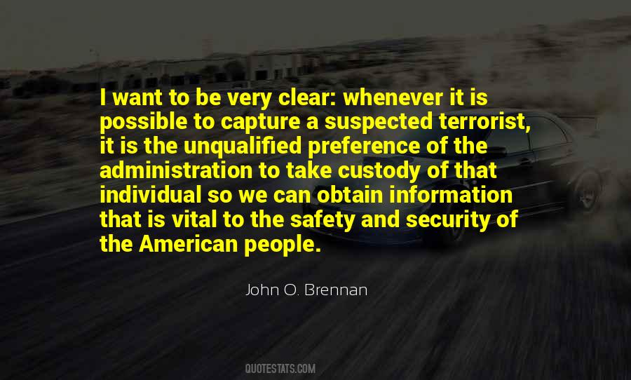 Quotes About Safety And Security #130376 Quotes About Safety And Security #130376