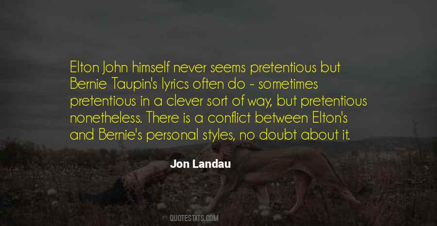Elton's Quotes #437734