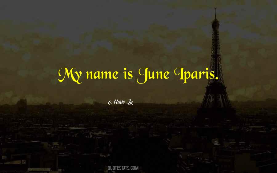 Quotes About June Iparis #129404