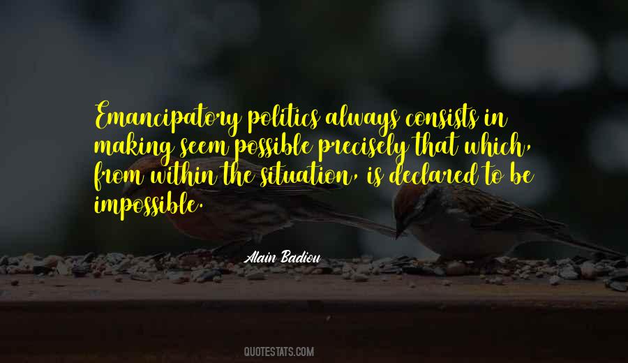 Emancipatory Quotes #1028394