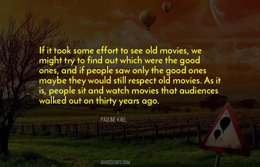 Quotes About Old Movies #613677