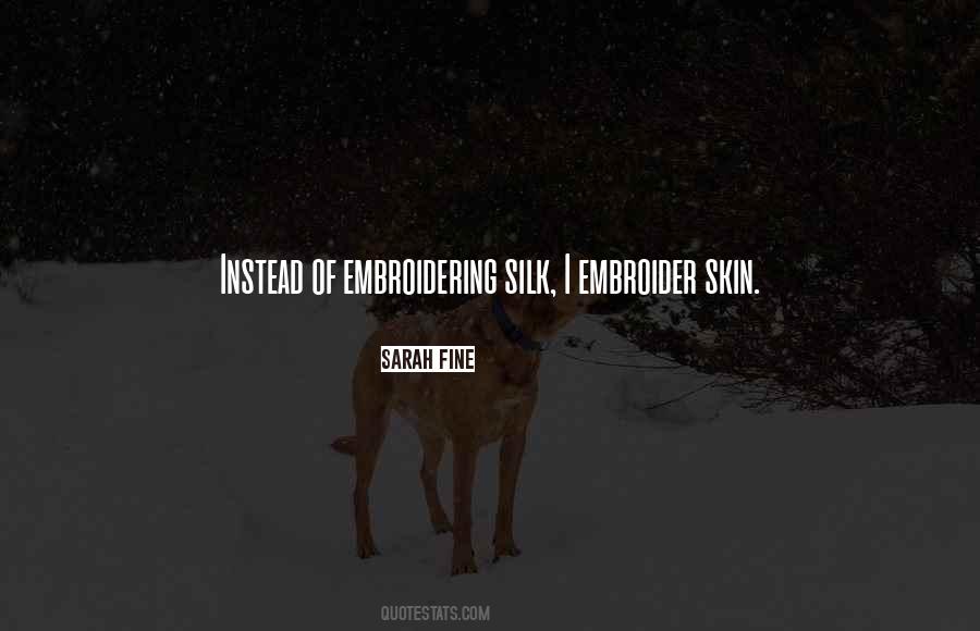 Embroider Quotes #800923