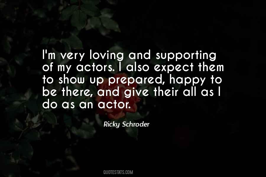 Quotes About Supporting Actors #776882