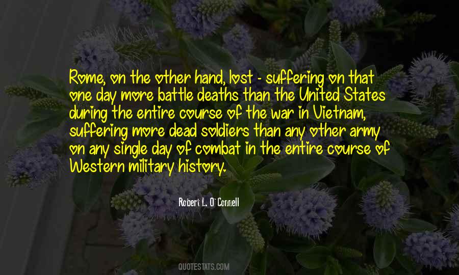 Quotes About Military Deaths #1381058