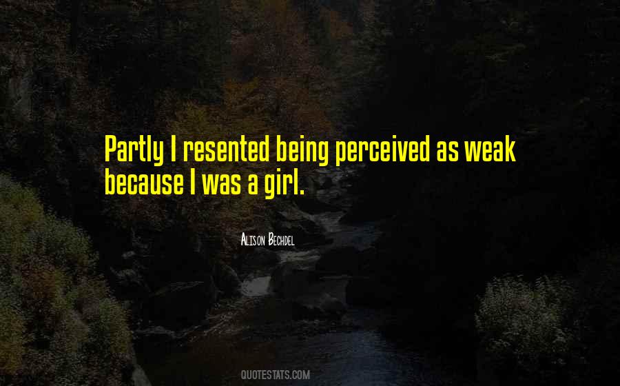 Quotes About Being Perceived #771186