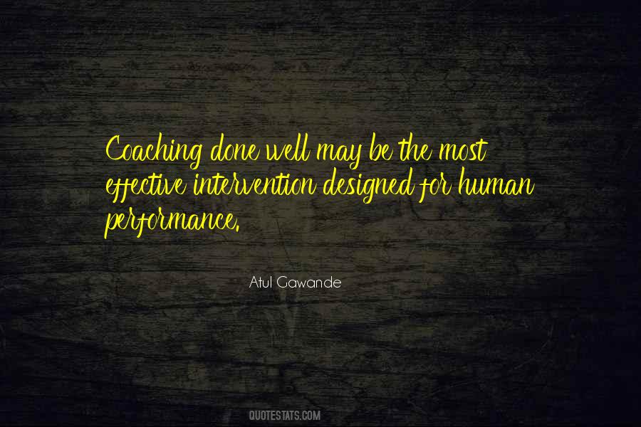 Quotes About Effective Coaching #1662305