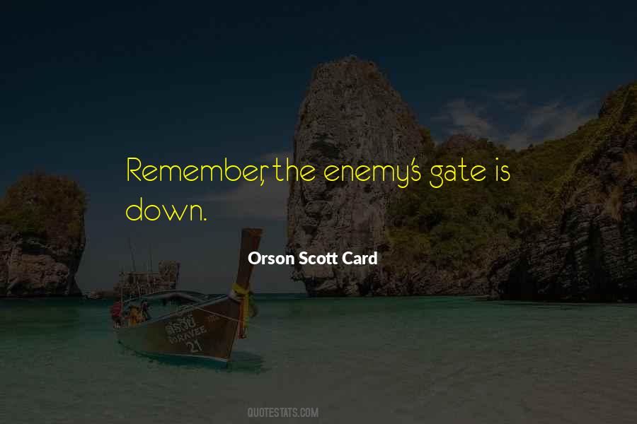 Enemy's Quotes #1807996
