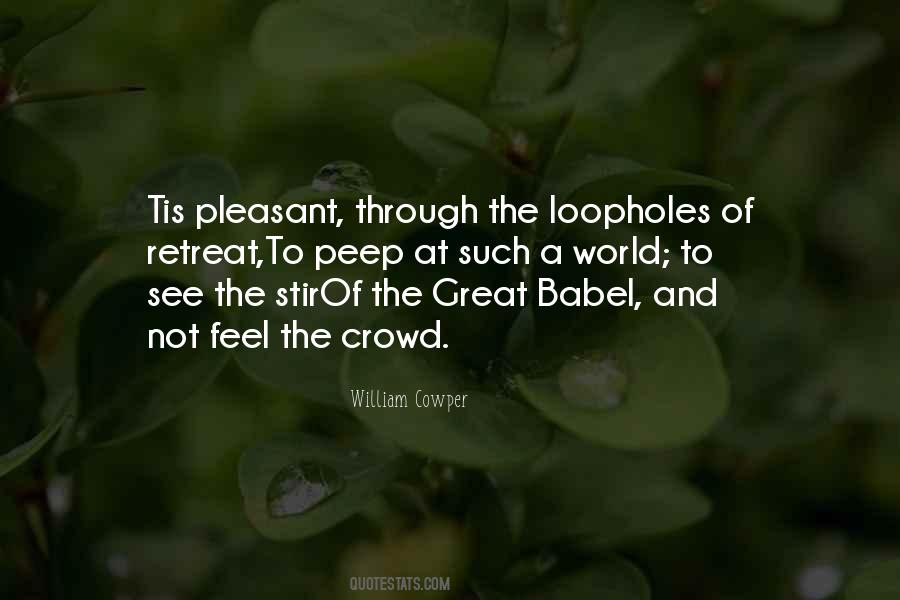 Quotes About Babel #1415894