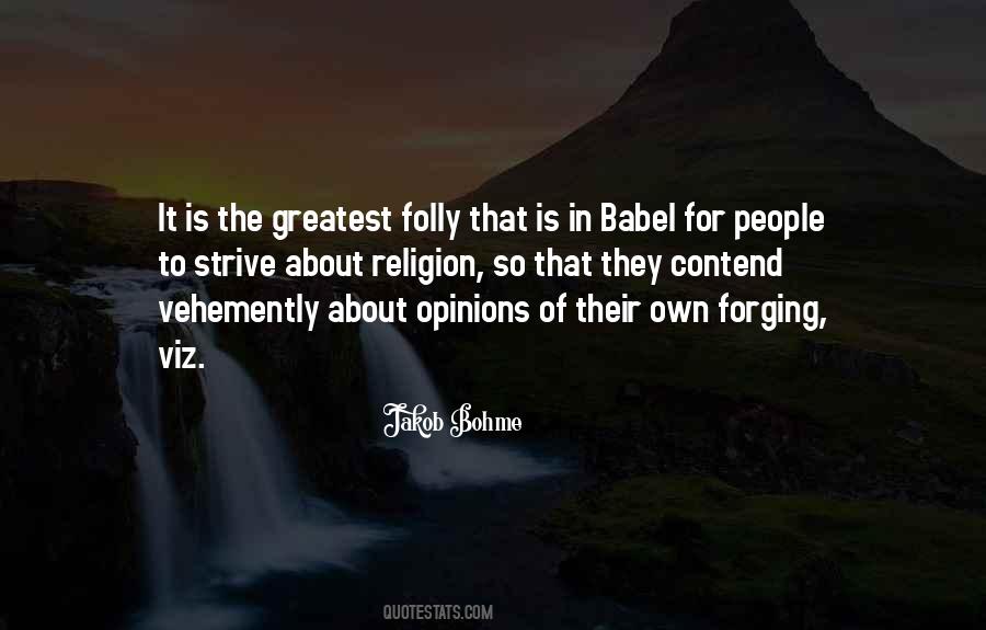 Quotes About Babel #534842