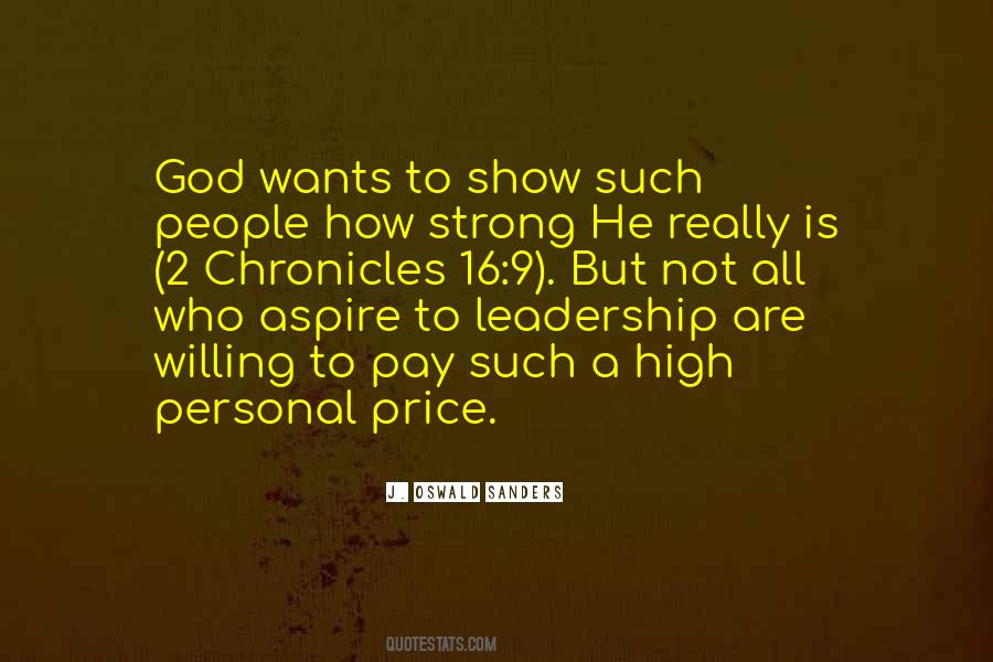 Quotes About Strong Leadership #1087822