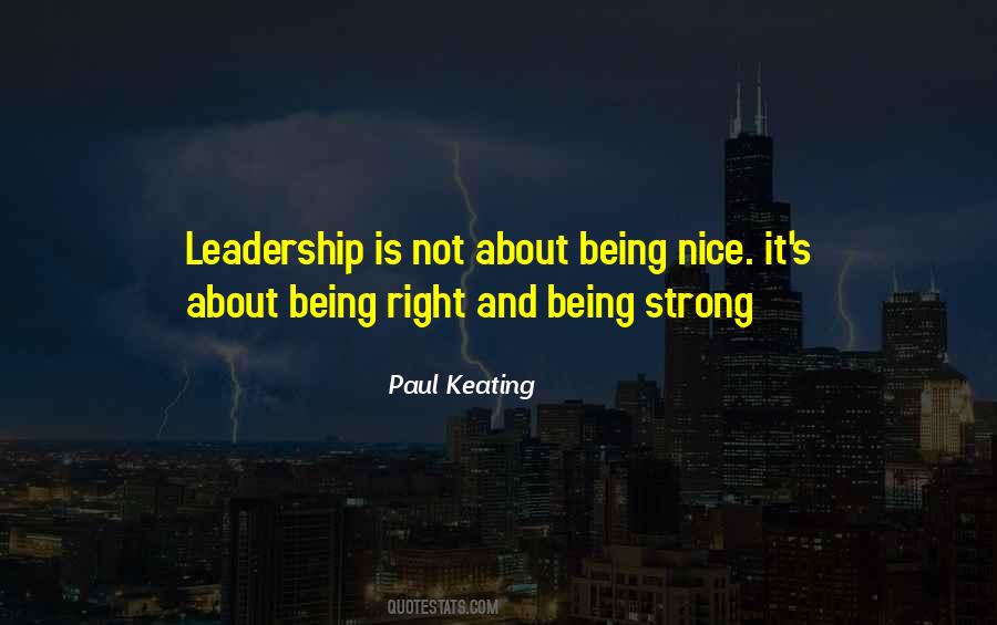 Quotes About Strong Leadership #484642