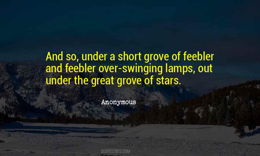 Quotes About Under The Stars #938844