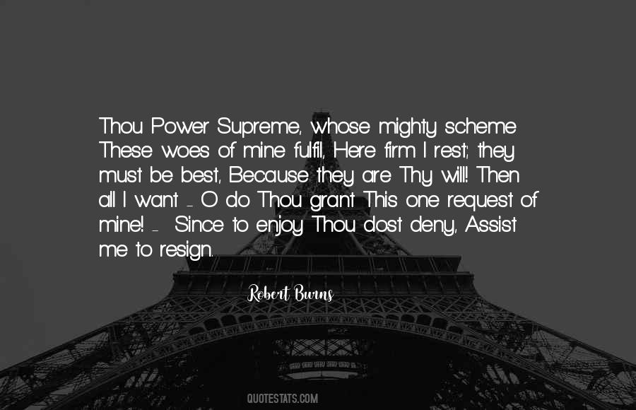 Quotes About Supreme Power #1054154