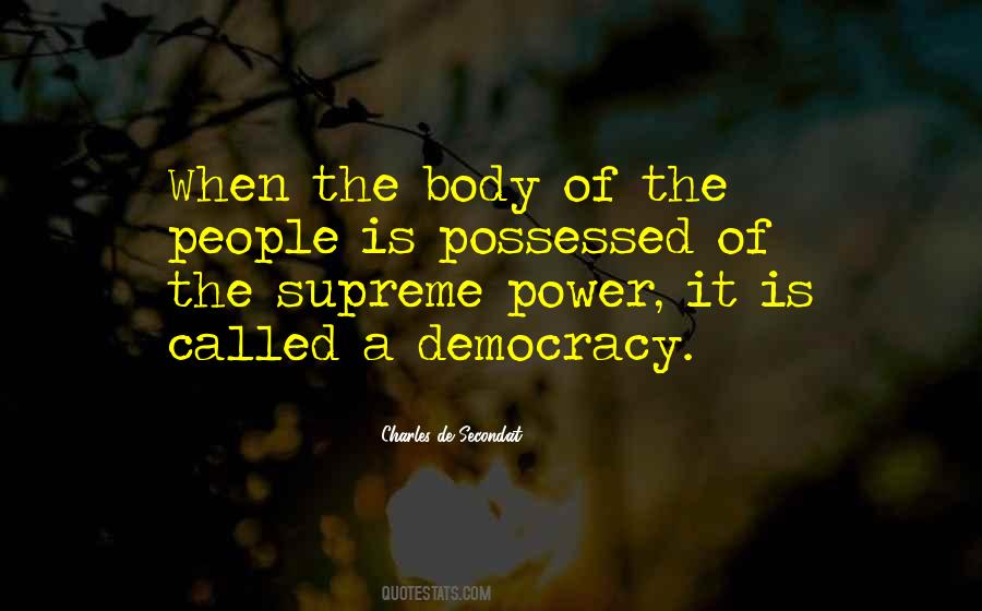 Quotes About Supreme Power #1239715