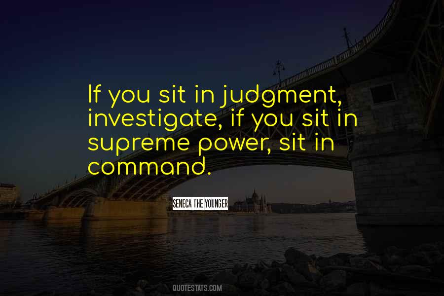 Quotes About Supreme Power #1725935