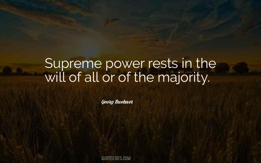 Quotes About Supreme Power #739592