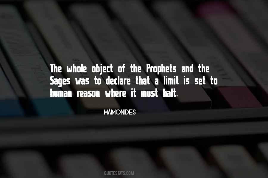 Quotes About The Prophets #194396