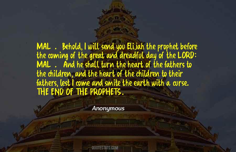 Quotes About The Prophets #530481