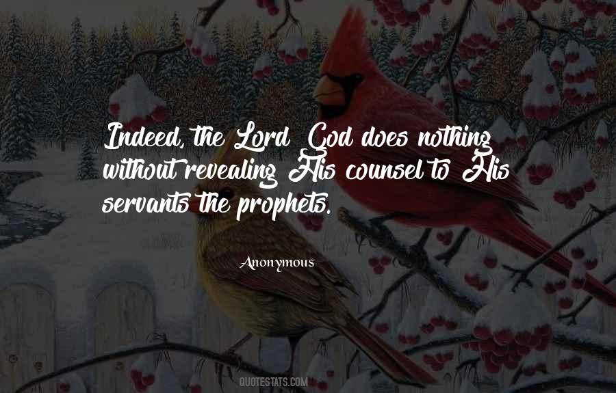 Quotes About The Prophets #955222