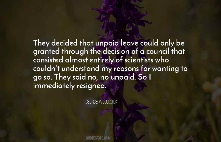 Quotes About Resigned #548915