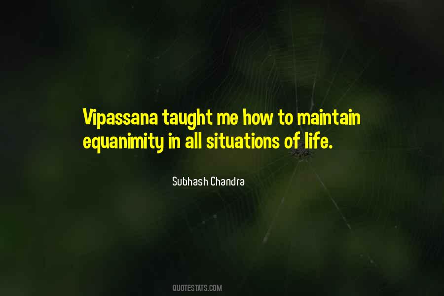 Equanimity's Quotes #850340