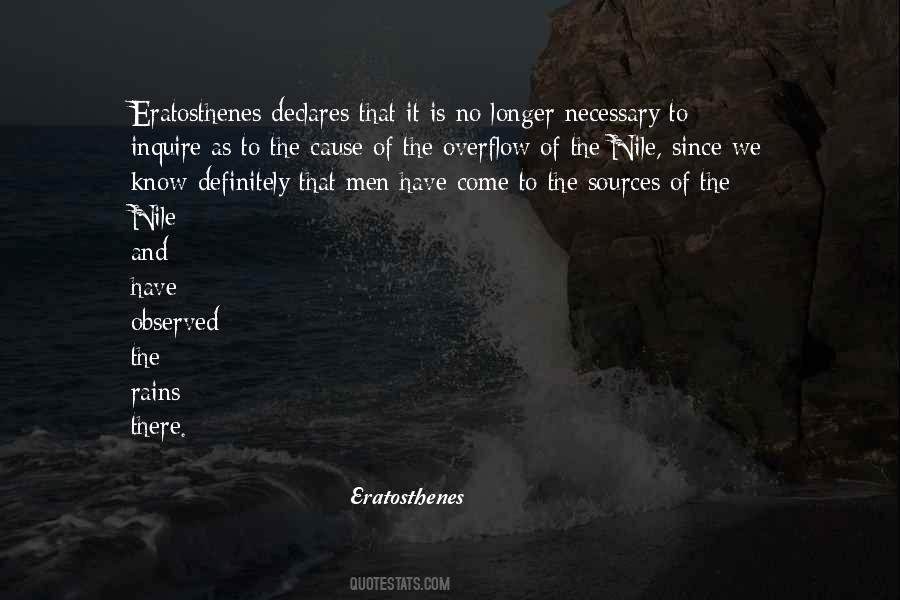 Eratosthenes's Quotes #102294