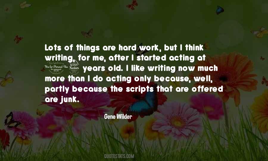 Quotes About Writing Scripts #1441314