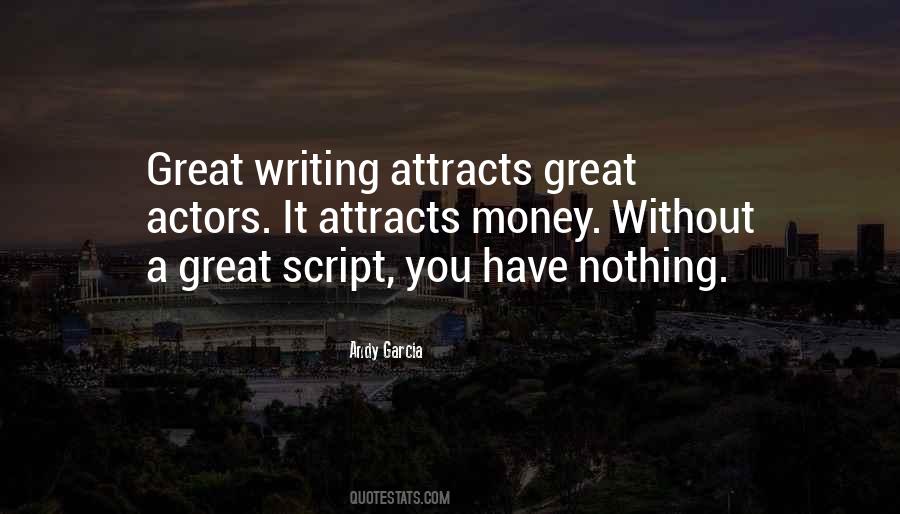 Quotes About Writing Scripts #1489414