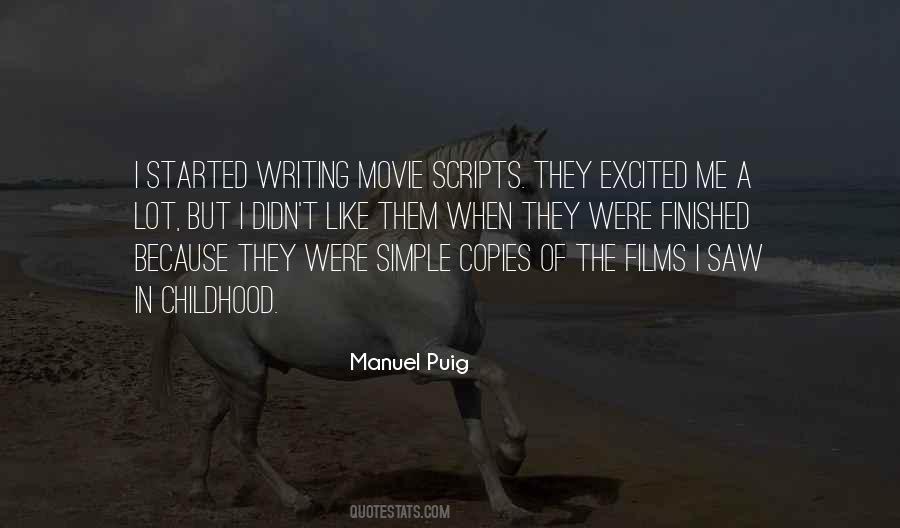 Quotes About Writing Scripts #1539860