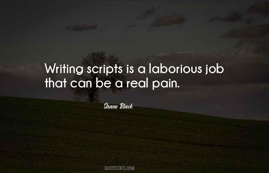 Quotes About Writing Scripts #1609398