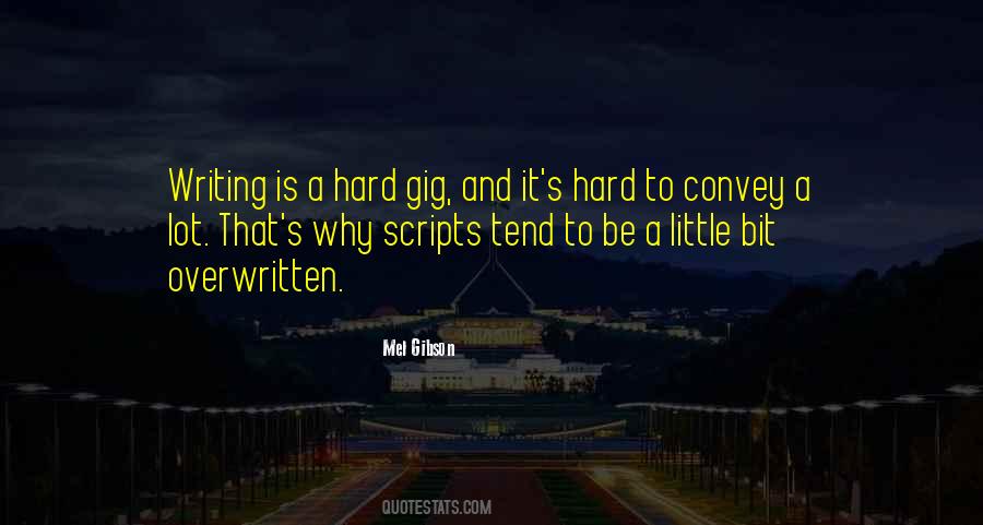 Quotes About Writing Scripts #1786085