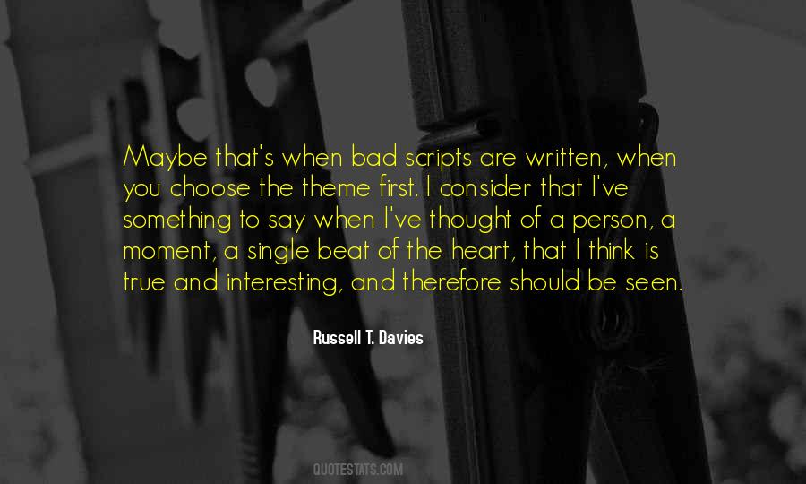 Quotes About Writing Scripts #332561