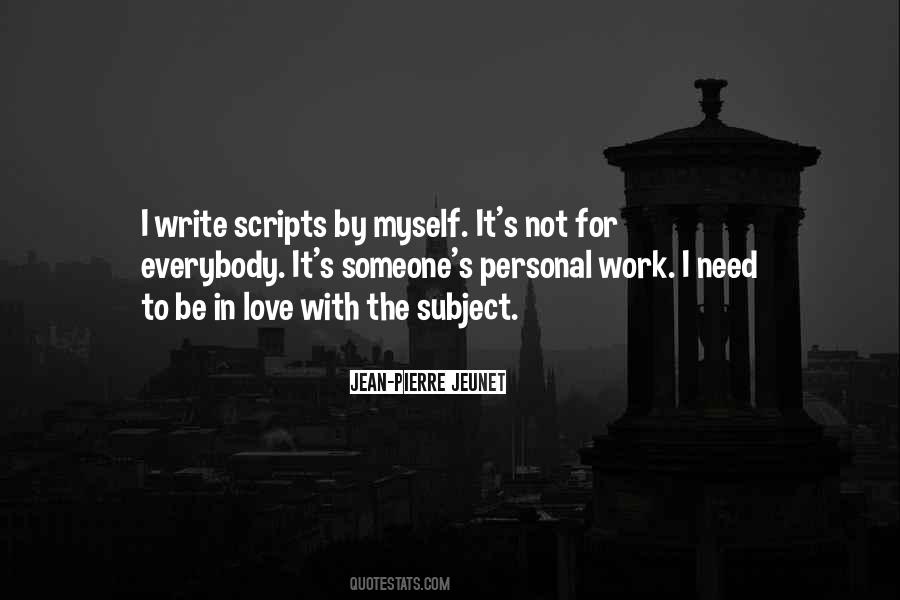 Quotes About Writing Scripts #460152