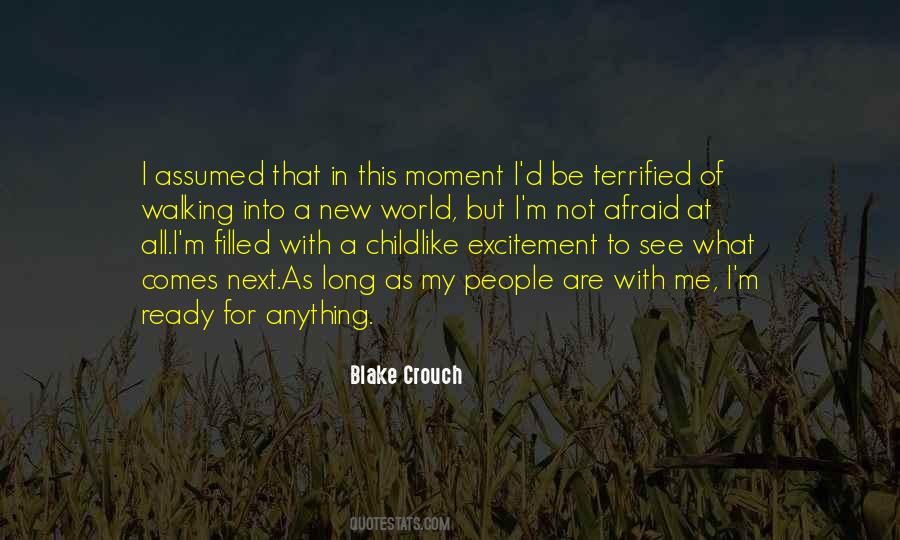 Quotes About Terrified #1323745