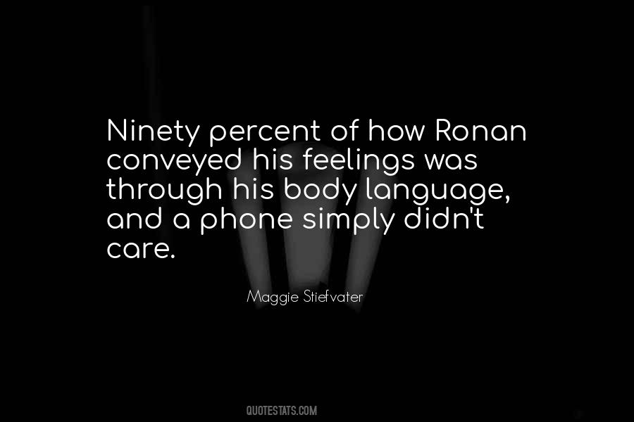 Quotes About Body Language #523009