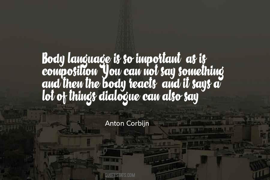 Quotes About Body Language #660369