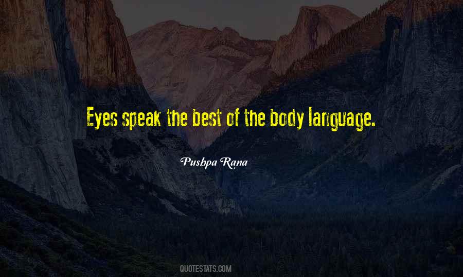 Quotes About Body Language #667816