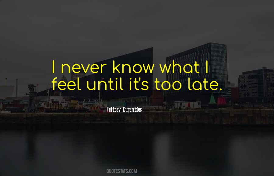 Eugenides's Quotes #1146789