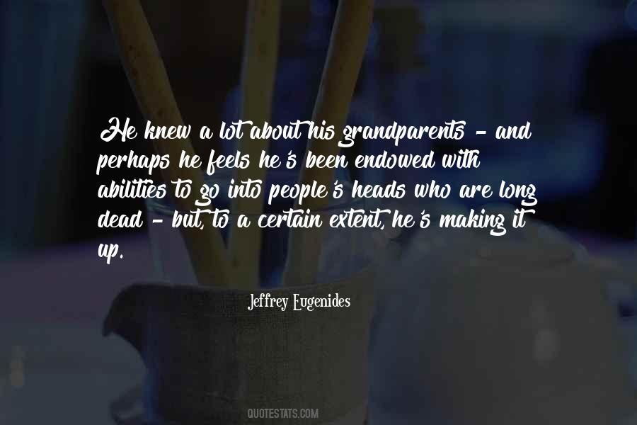 Eugenides's Quotes #848824
