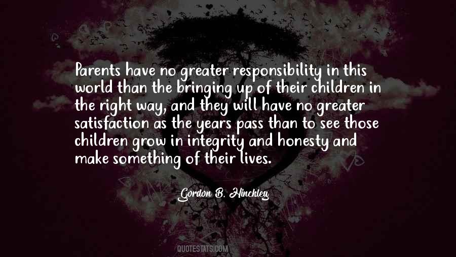 Quotes About Responsibility Of Parents #618990