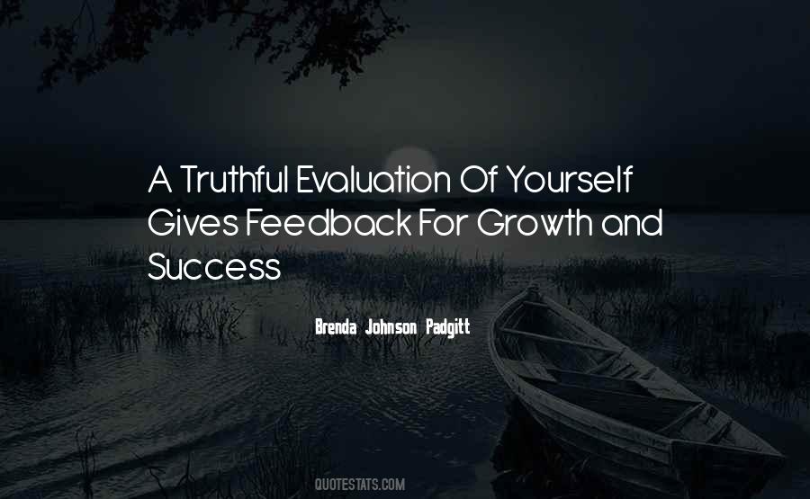 Evaluation's Quotes #899629