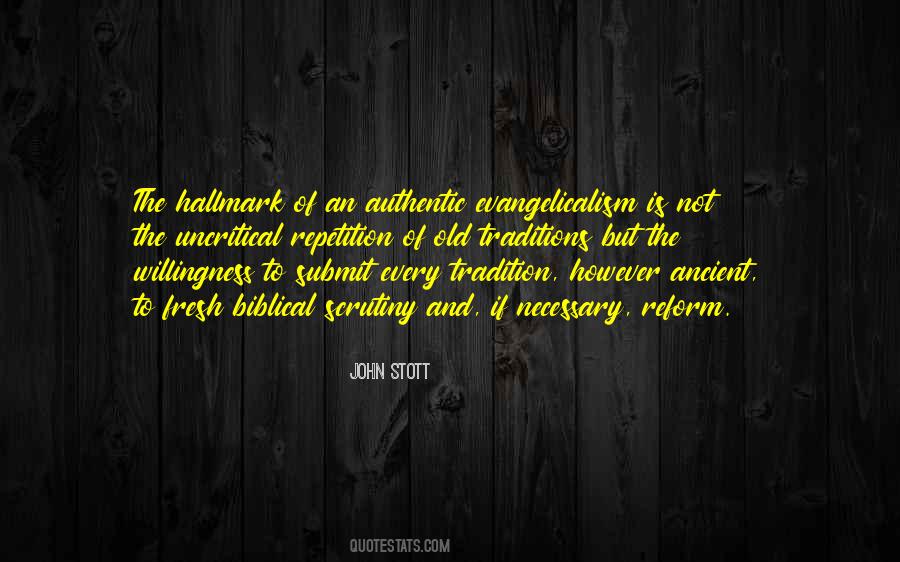 Evangelicalism's Quotes #1718542